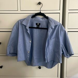 H&M Cropped Button Down
